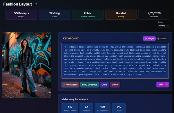 Prompt Management Interface